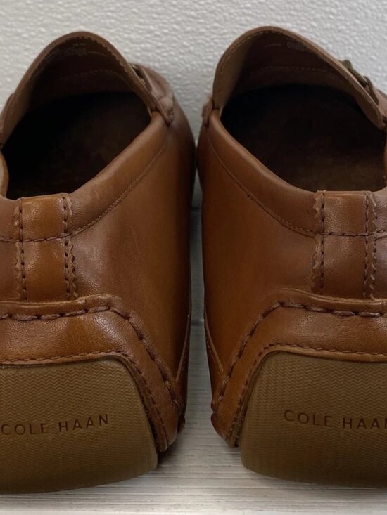 Cole Haan Wyatt Driver Loafers Men\'s Size 13M British Tan Leather Bit Buckle main image 6